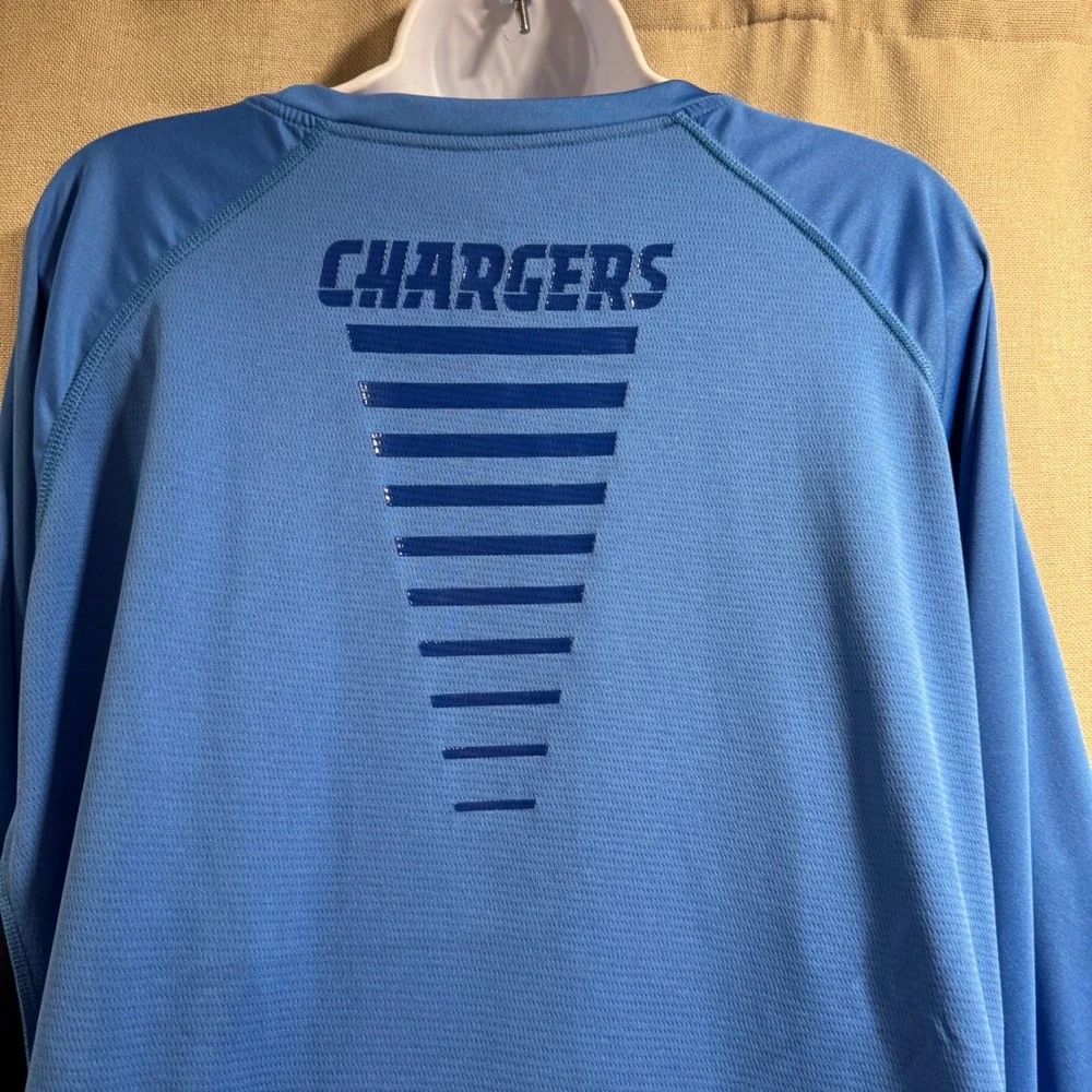 Nike NFL Chargers Long Sleeve Dri-FIT‎ Training Shirt Mens XL Football Bundle